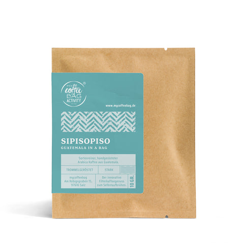 Le café corsé du Guatemala : Drip Coffee Bag Sipisopiso